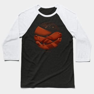 Robot Planet Baseball T-Shirt